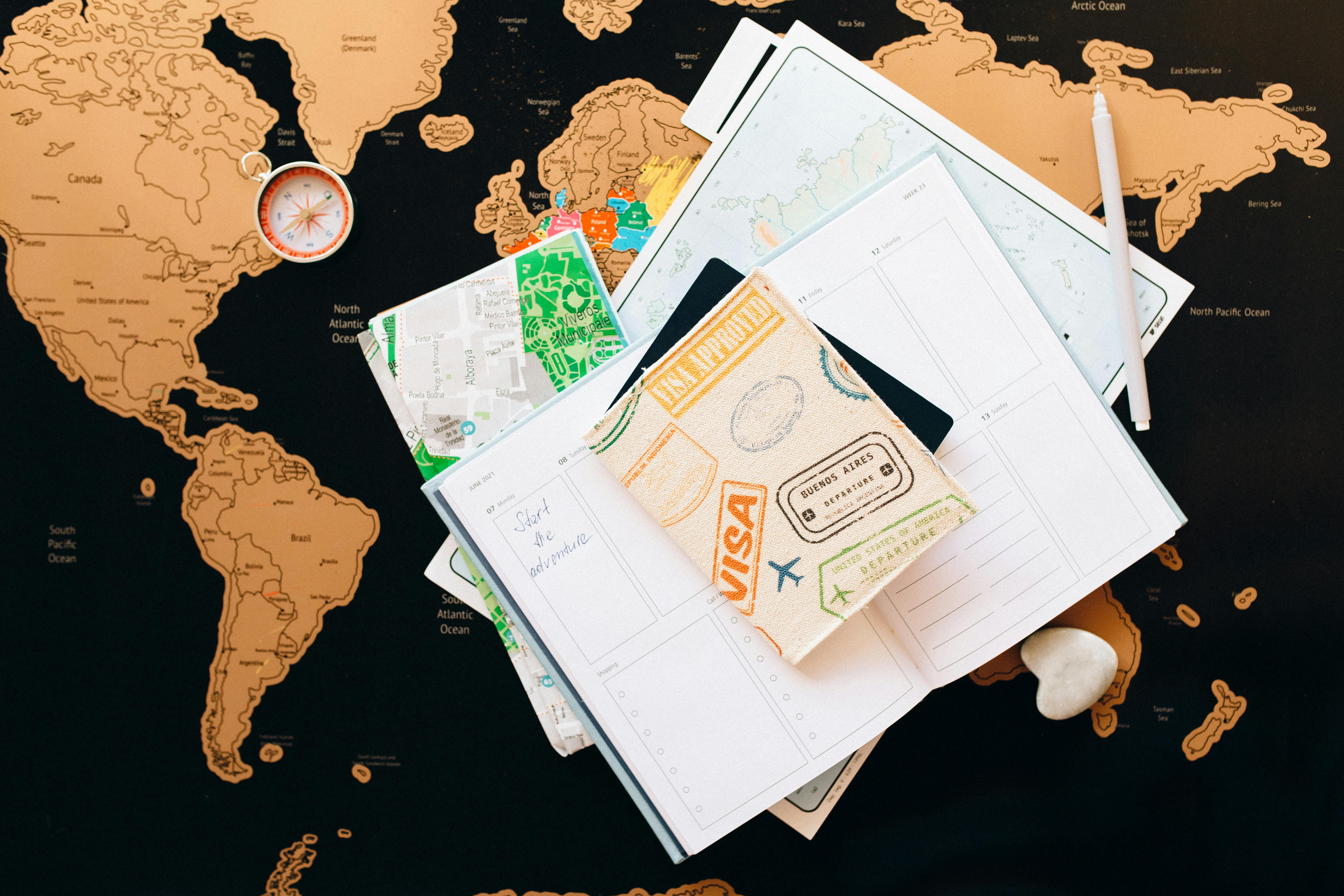 Visa and passport documentation